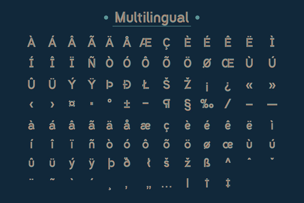 Fox Line Pastel &Fox Line Font Duo, a Symbol Font by Fox7 By Rattana