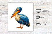 Watercolor Quirky Bat Clipart Bundle, an Illustration by Canvas Craft (Thumbnail 7 of 7)