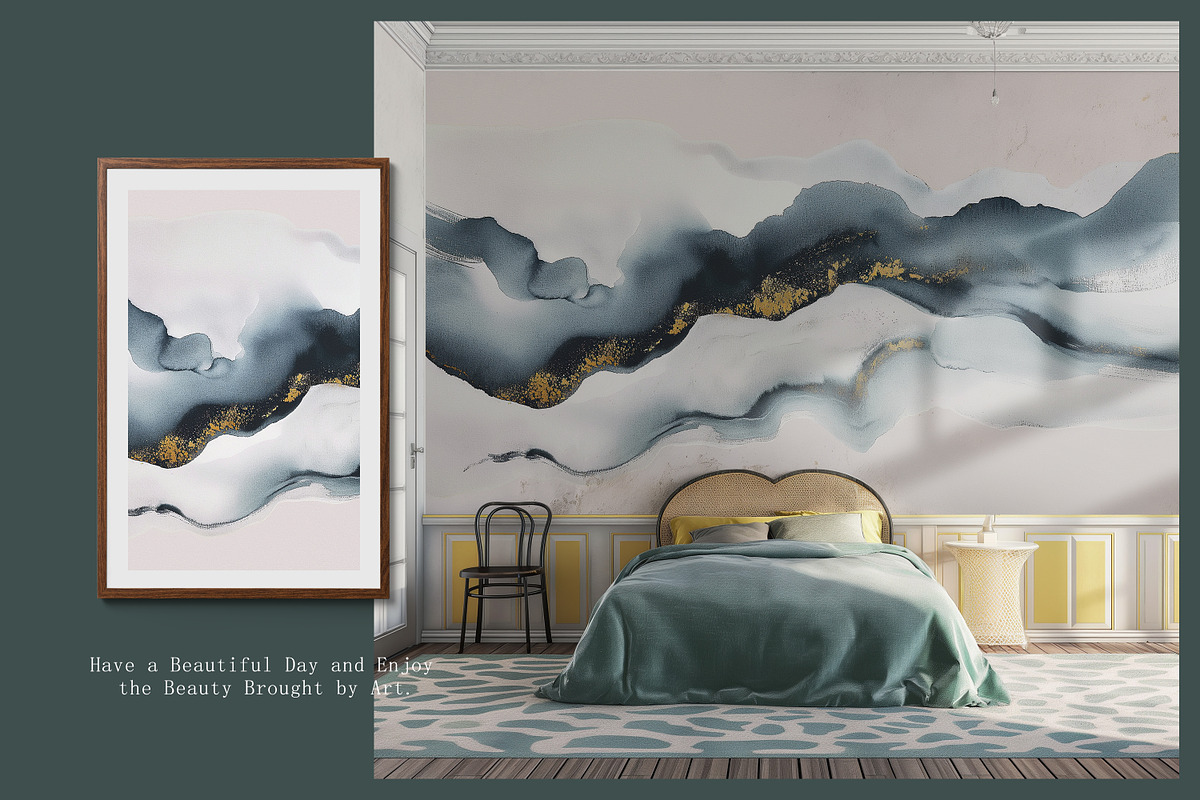 Abstract Combination Art Wallpaper, a Decorative Illustration by fei long (Photo 6 of 10)