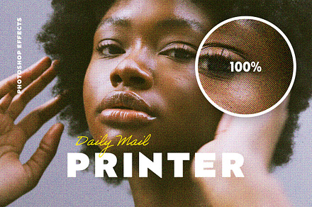 Daily Mail Printer Photoshop Effects, a Layer Style Add-On by pixelbuddha.net