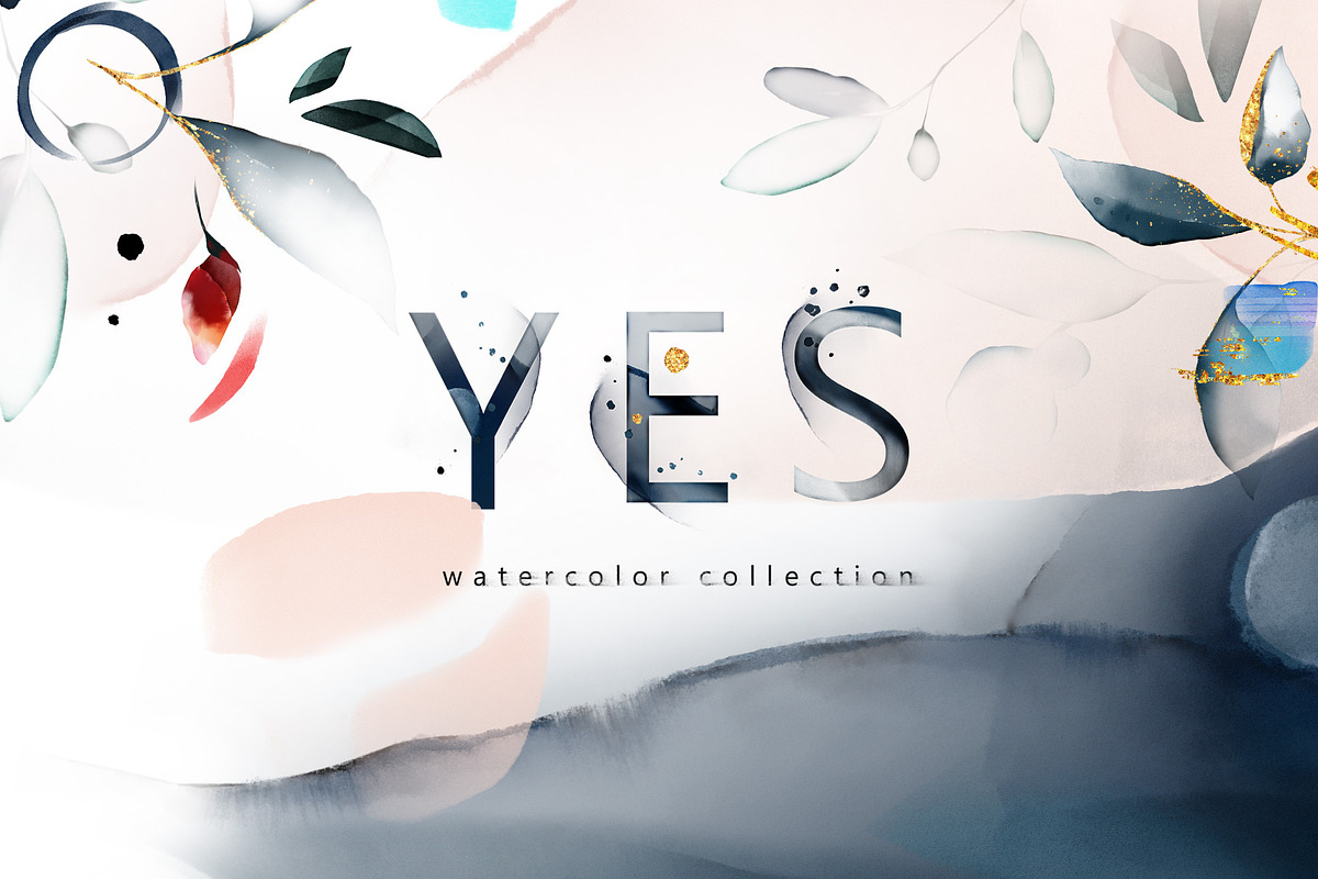 Watercolor art collection, an Object Graphic by Lisima (Photo 1 of 14)