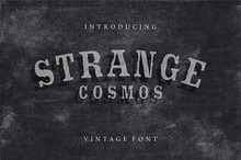 Strange Cosmos Vintage Display Font