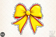 Baseball Softball Coquette Bow Png, an Illustration by Libby Wishes (Thumbnail 1 of 5)