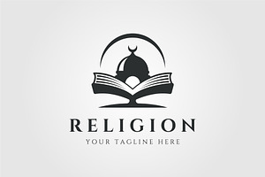 Islamic Institution With Mosque Logo