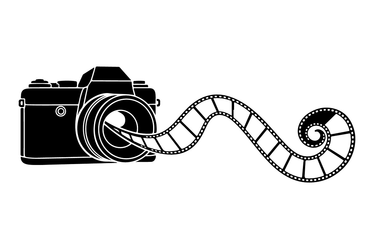 Vintage Camera Film Silhouette, an Object Illustration by yasushie (Photo 15 of 31)