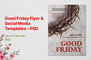 Good Friday Templates – PSD