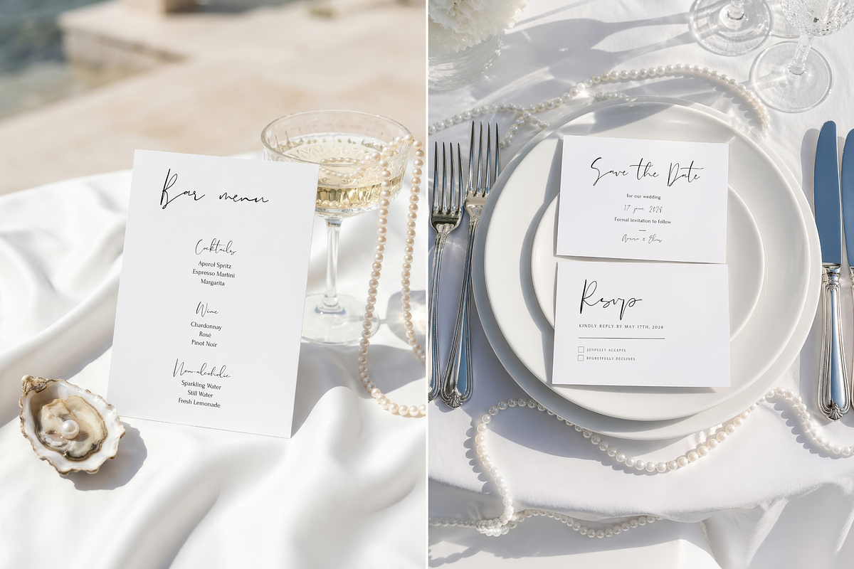 Pearl Stationery Mockup Bundle, an Advertising Mockup by Serenefeeling (Photo 8 of 12)