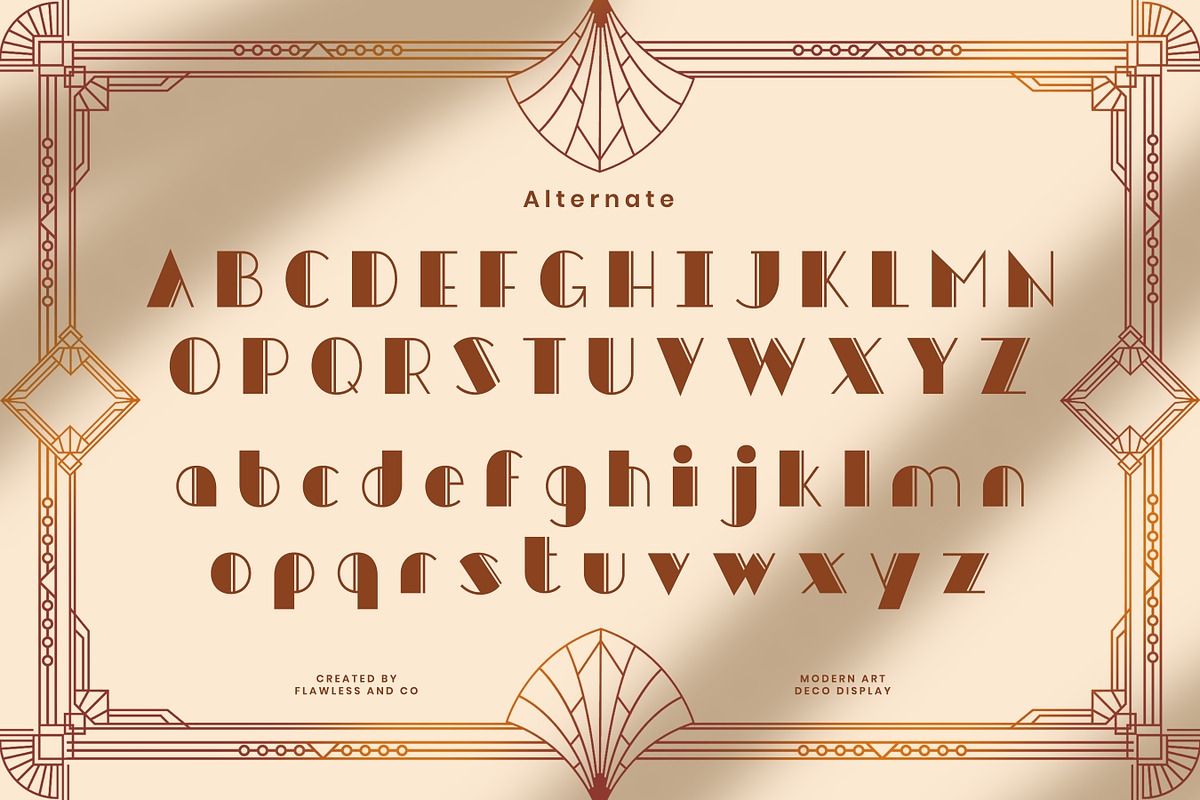 Varcha - Modern Display Font, a Font by Flawless And Co (Photo 9 of 10)