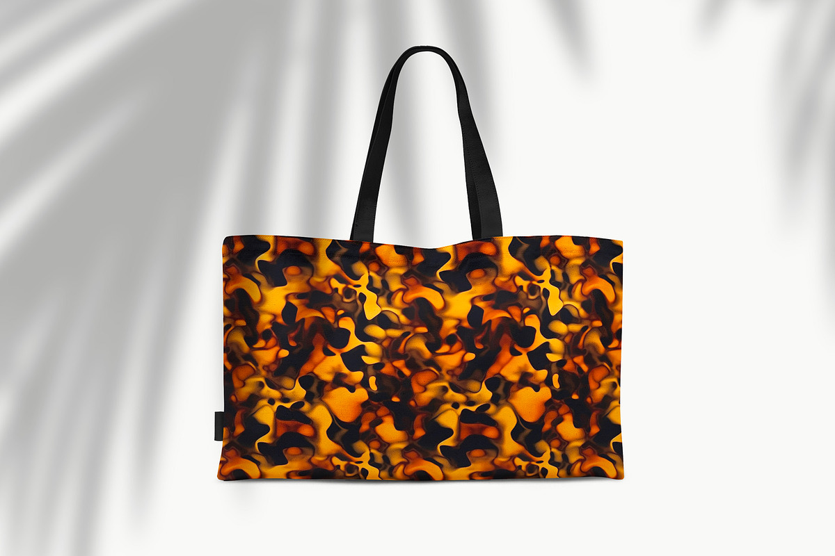 Amber Tortoiseshell Seamless Pattern, a Pattern Graphic by Leysa