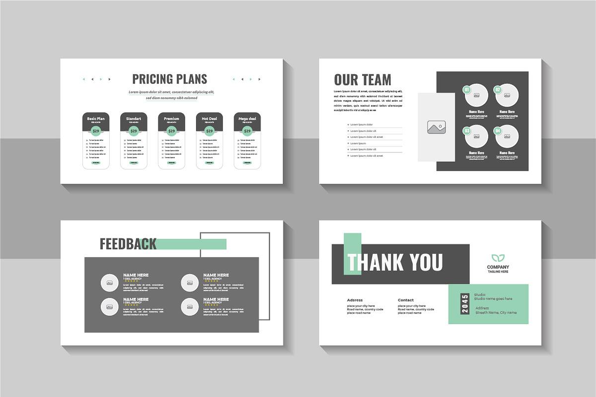 Business Marketing Plan Portfolio, a Presentation Template by Pavel_design (Photo 4 of 4)