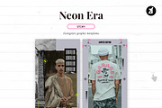 Neon era social media graphic, a Social Media Template by Chanut is industries (Thumbnail 7 of 11)