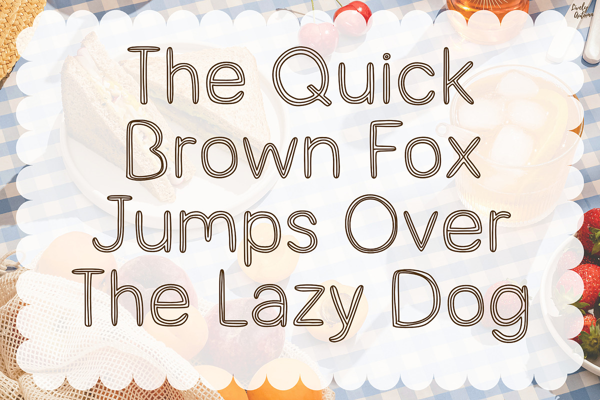 Picnic Day | Handwritten Font, a Handwritten Font by LivelyAutumn11.11 (Photo 4 of 5)