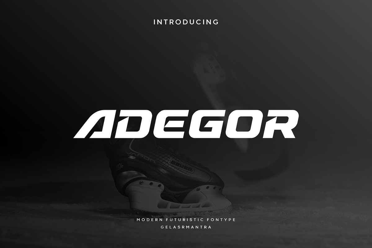 Adegor, a Font by garismantra (Photo 1 of 4)