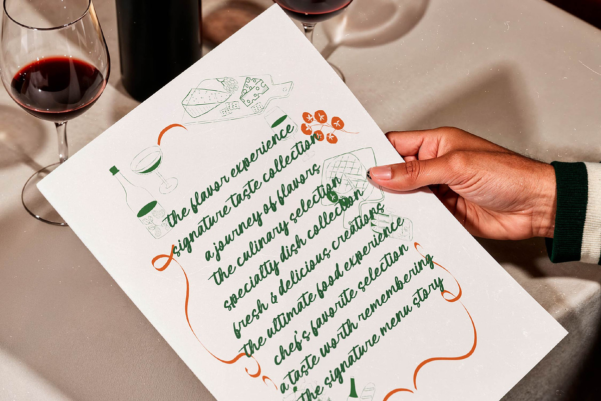 Outdoor Picnic Bold Brush Font, a Script Font by Letterena Studios Script (Photo 2 of 10)
