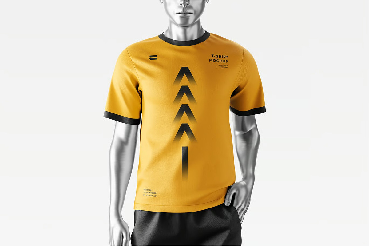 T-shirt Mockup, a Shirt Mockup by zpackcreative (Photo 4 of 5)