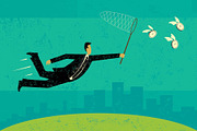 Business Concepts Bundle 11 Men, a Person Illustration by retrorocket (Thumbnail 7 of 21)