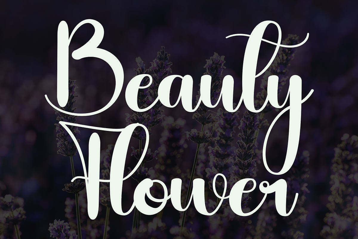 Lavender, a Script Font by InermediaSTUDIO (Photo 7 of 8)