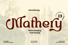 Mathery Typeface