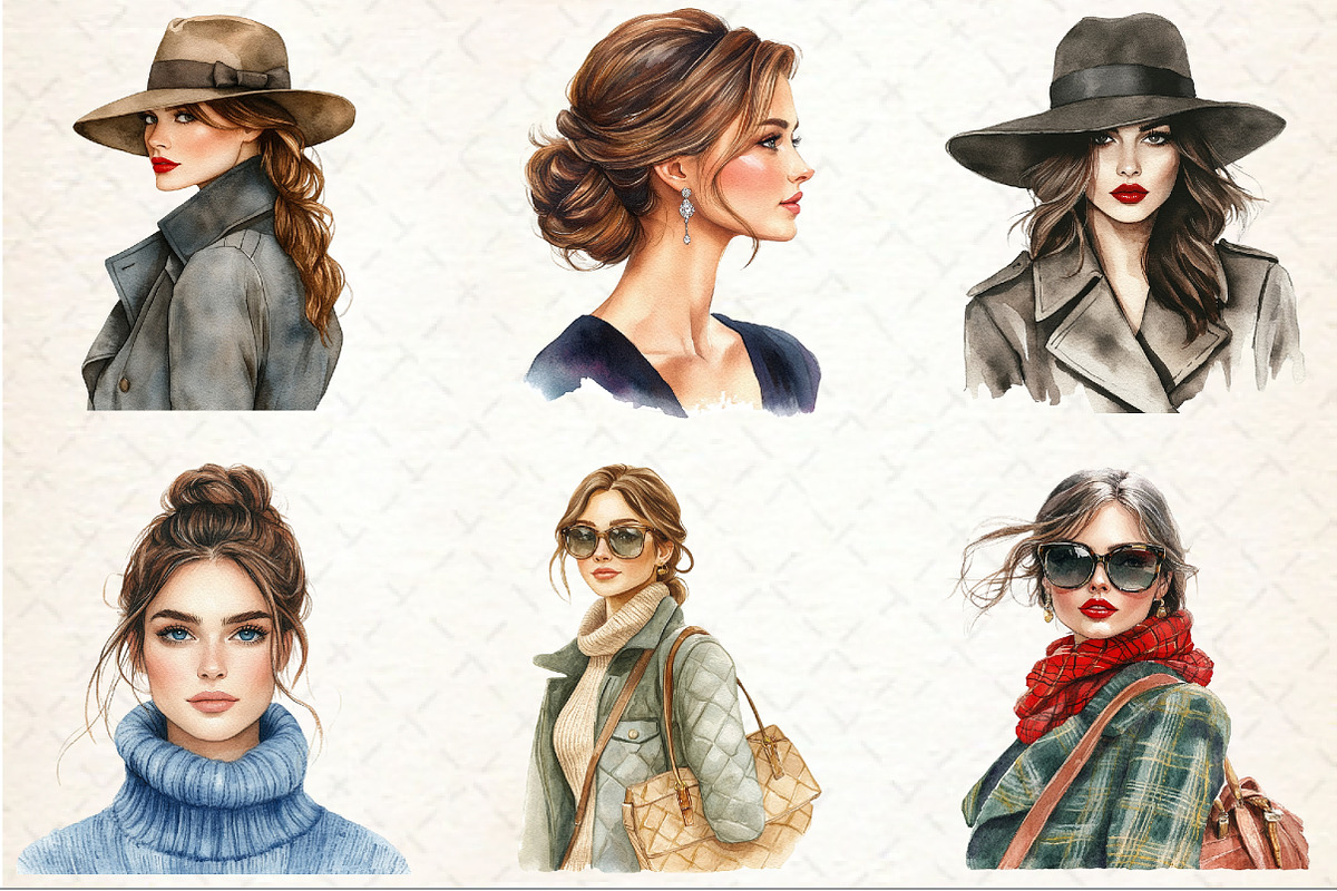 Whimsical Teacher Themed Woman Clip, an Illustration by Rose Art (Photo 2 of 7)