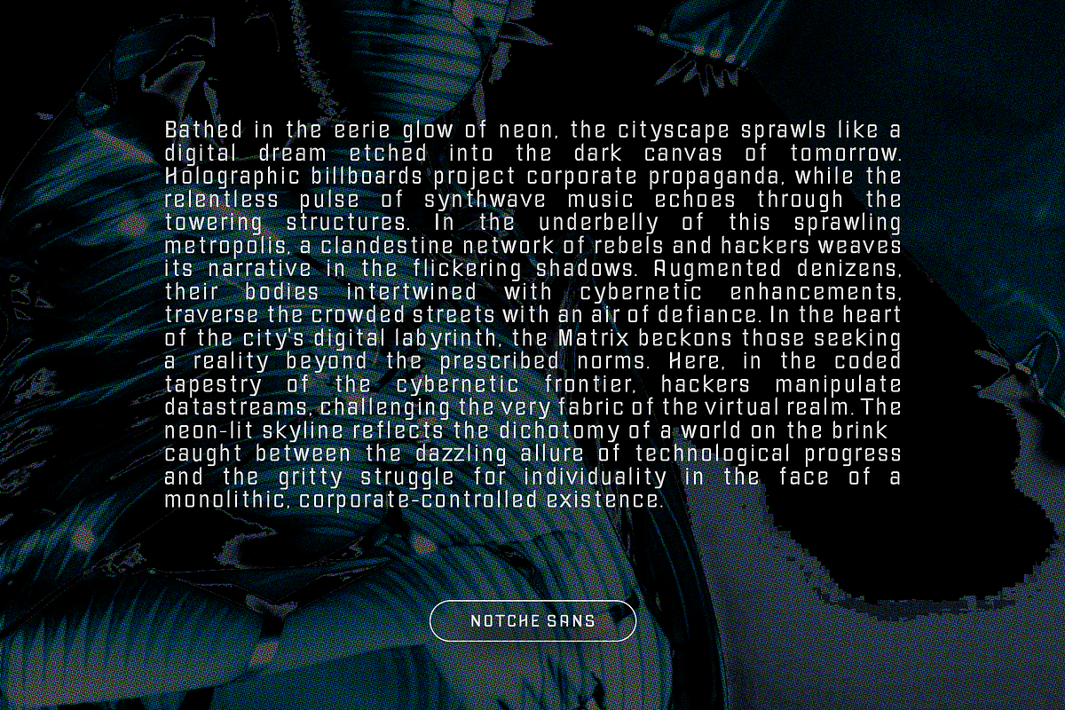 CF Notche - Futuristic Sans, a Sans Serif Font by Indotype Foundry (Photo 6 of 11)