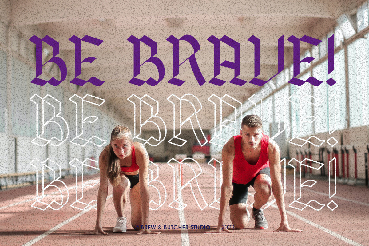 Sanusra | Blackletter, a Blackletter Font by Brew & Butcher Studio (Photo 5 of 8)