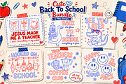 Retro Cute Back to School Png Bundle, an Education Illustration by Daisy Design (Thumbnail 7 of 8)