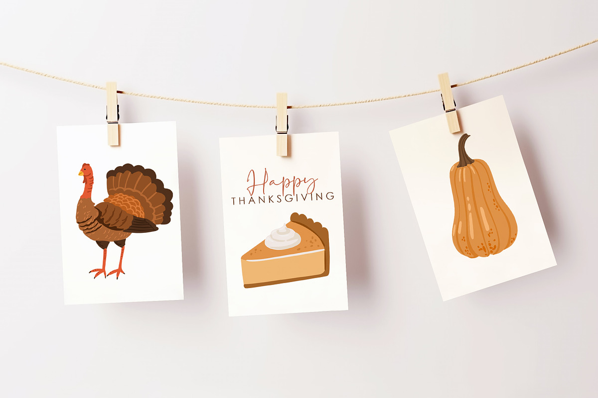 Thanksgiving clipart, a Seasonal Illustration by ⋒DesignECShop⋒ (Photo 2 of 4)