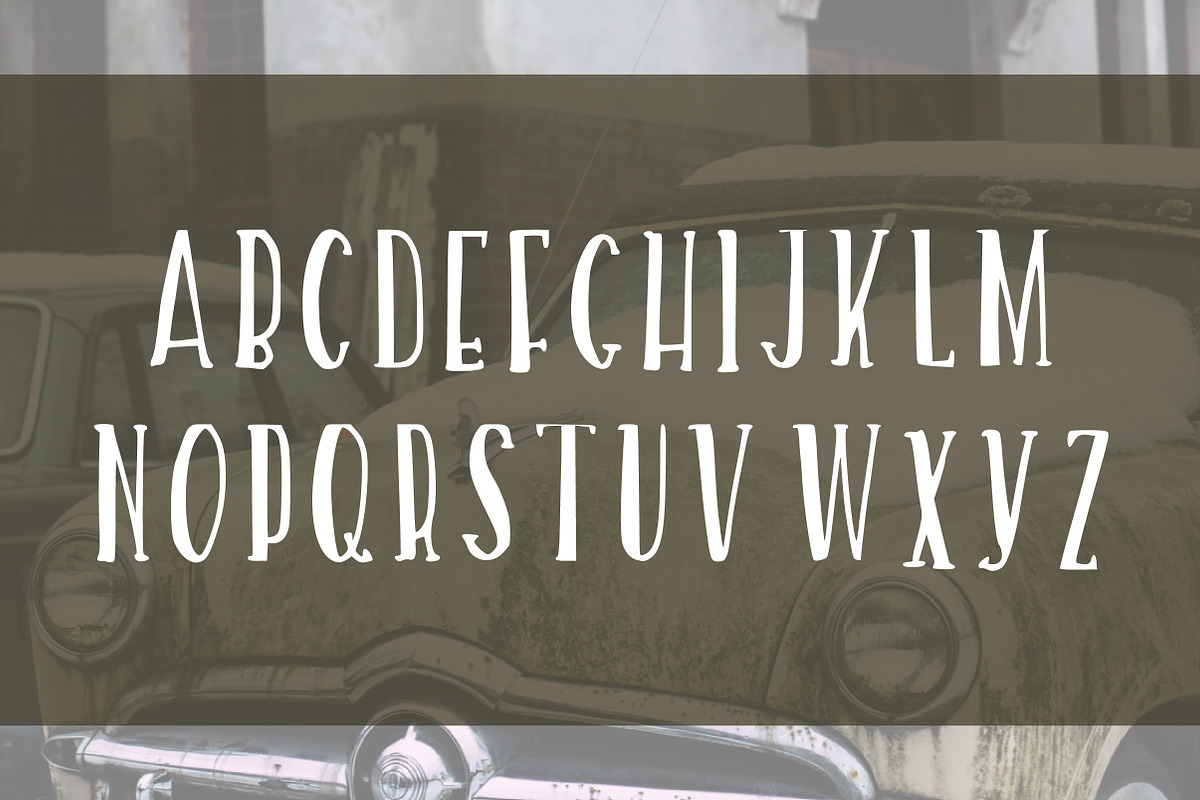Oliver- HandDrawn Font preview 3