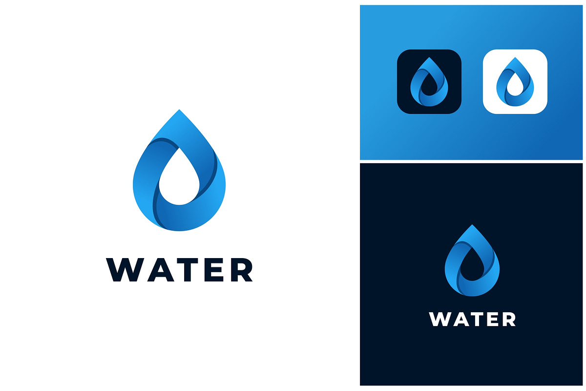 Water Drop Colorful Modern Logo, a Branding & Logo Template by ika trisiana (Photo 2 of 2)