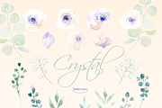 White Watercolor Florals & Bouqets, an Illustration by Feather Grace Designs (Thumbnail 10 of 14)