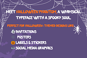 Halloween Phantom - Decorative font, a Handwritten Font by Brown Cupple (Thumbnail 2 of 9)
