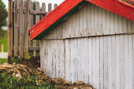 A humble wooden house on a hill, an Architecture Photo by SkyNext