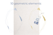 Watercolor Peonies and Foil Set, an Illustration by WBS Design (Thumbnail 5 of 9)