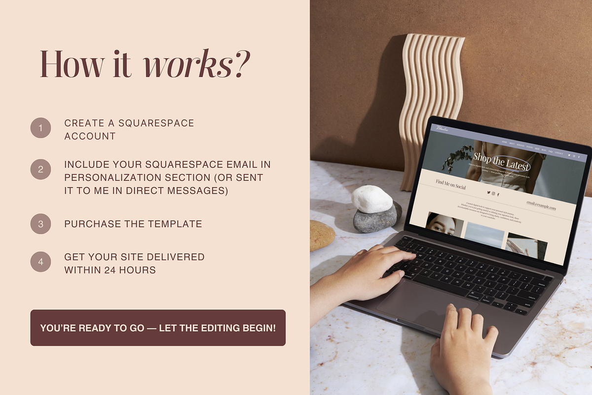 Stylist Squarespace Website Template, a Squarespace Template by Design Alchemy Studio (Photo 8 of 11)
