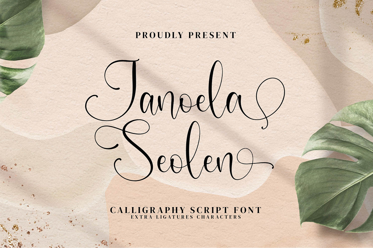 Janoela Seolen, a Script Font by Integritype Studio (Photo 1 of 12)
