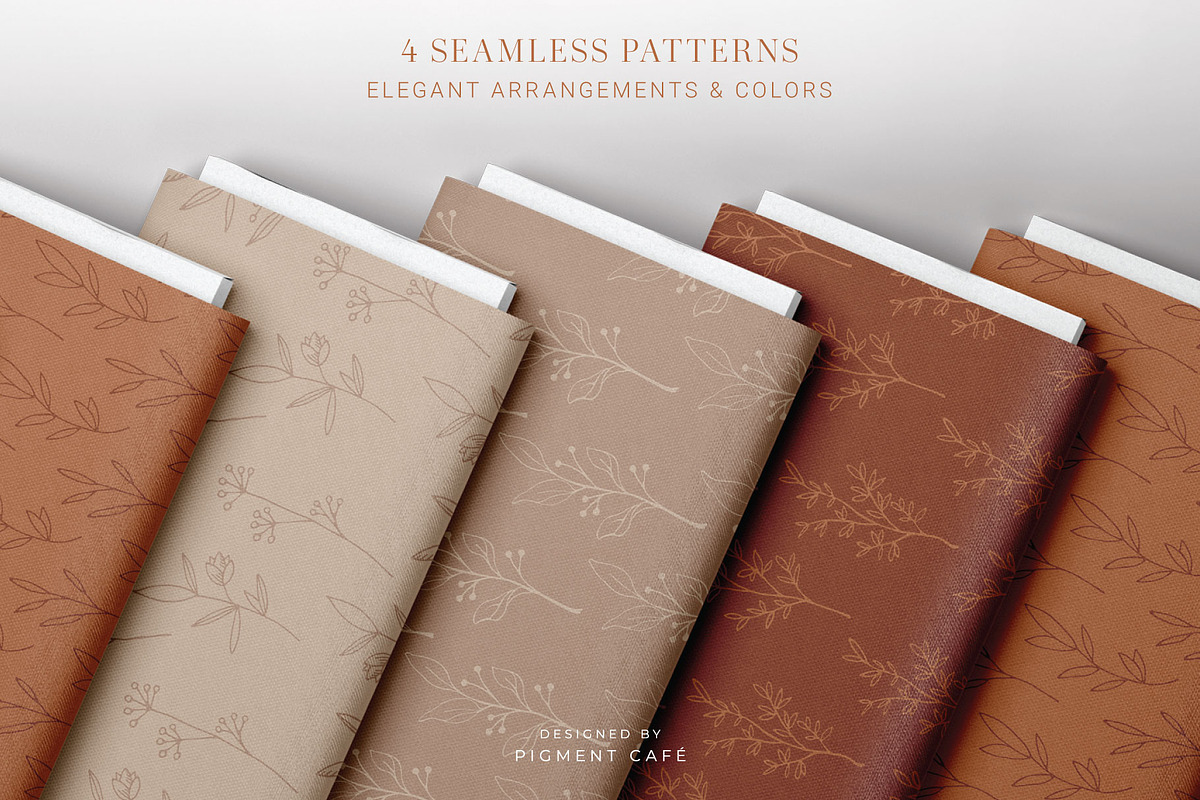 Floral Elements Curated Collection, a Decorative Illustration by Pigment Café (Photo 6 of 8)