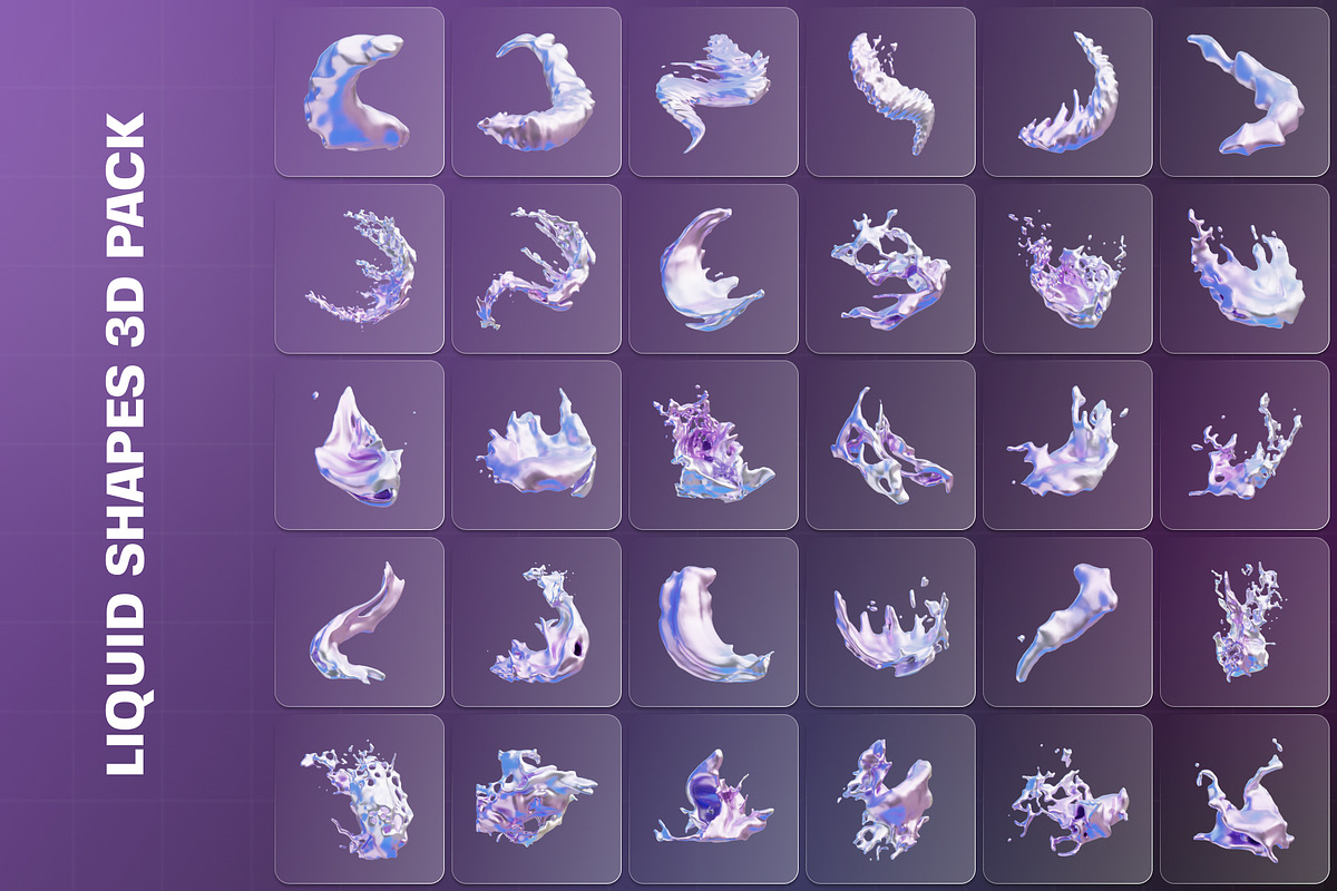 Liquid Icon 3D Illustration, an Object 3D Model by Tempcraft (Photo 3 of 5)