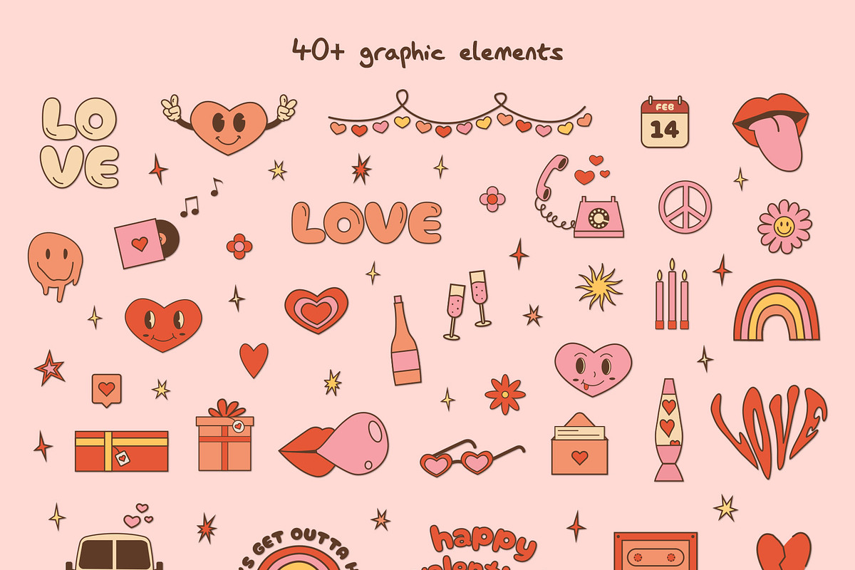 Love Vibes Collection, a Decorative Illustration by millering (Photo 3 of 14)