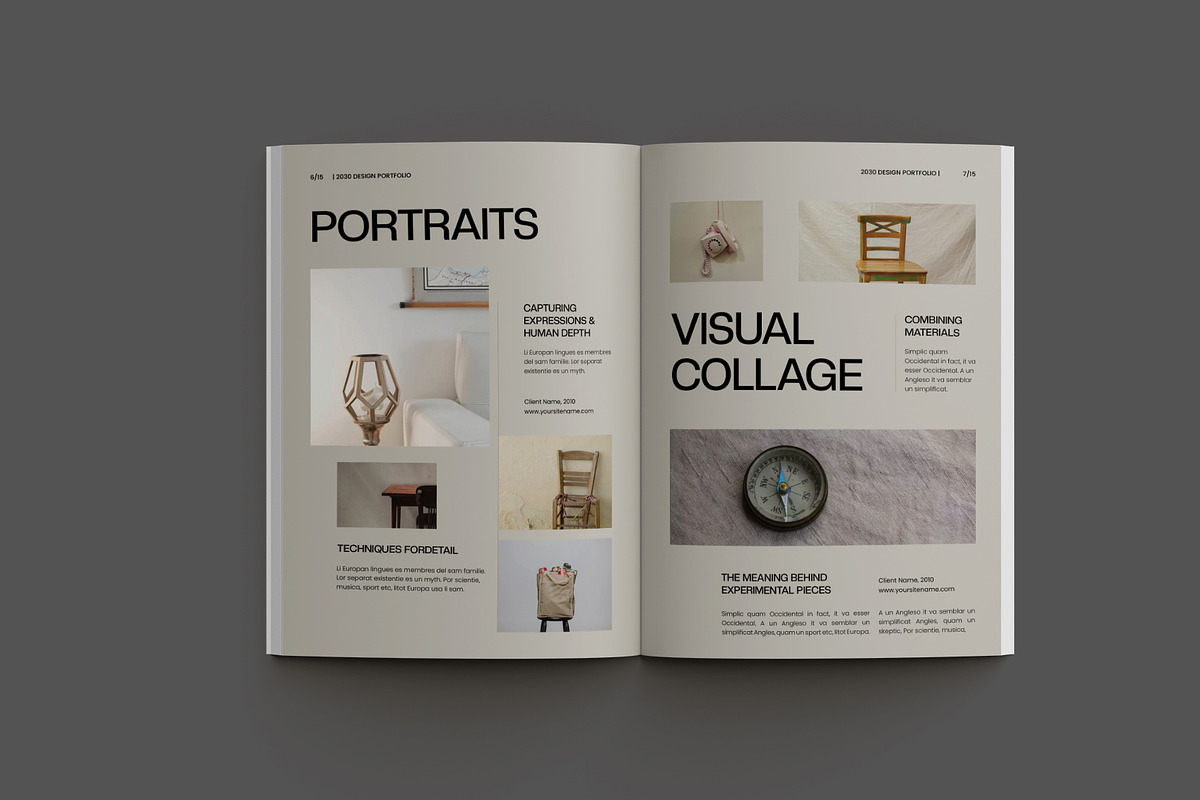 Elegant Art Portfolio, a Brochure Template by Neermana (Photo 5 of 10)