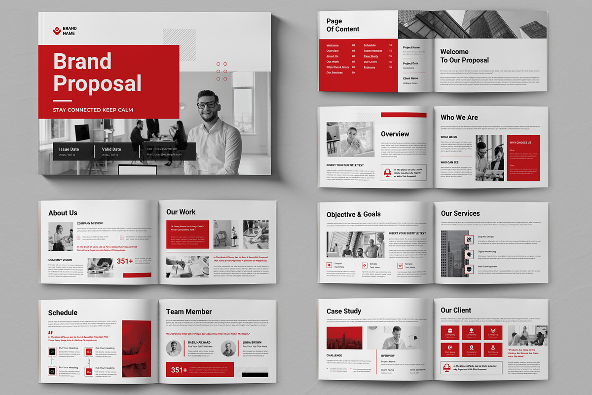 Landscape Project Proposal Layout, a Brochure Template by ContestDesign (Photo 1 of 5)