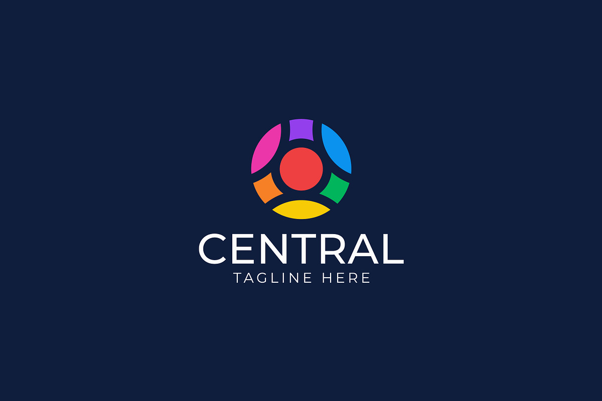 Central Logo Abstract Circle Shape, a Branding & Logo Template by Signatoro (Photo 2 of 2)