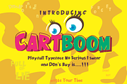 CARTBOOM cartoon playfull font, a Script Font by SHEILLA (Thumbnail 2 of 7)