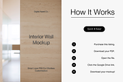 Interior Wall Logo Mockup PSD, an Advertising Mockup by Digital Asset Co (Thumbnail 7 of 7)