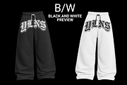 baggy sweatpants V2 mockup, a Bottom Mockup by yalanois (Thumbnail 2 of 5)