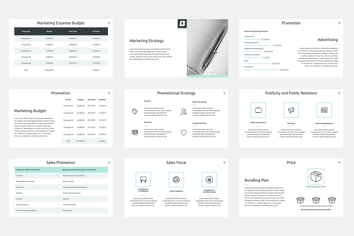 Extended Business Plan PowerPoint, a Presentation Template by JetzTemplates