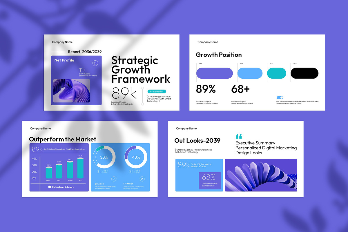 Strategic Growth Framework, a Presentation Template by Soraclod (Photo 9 of 9)