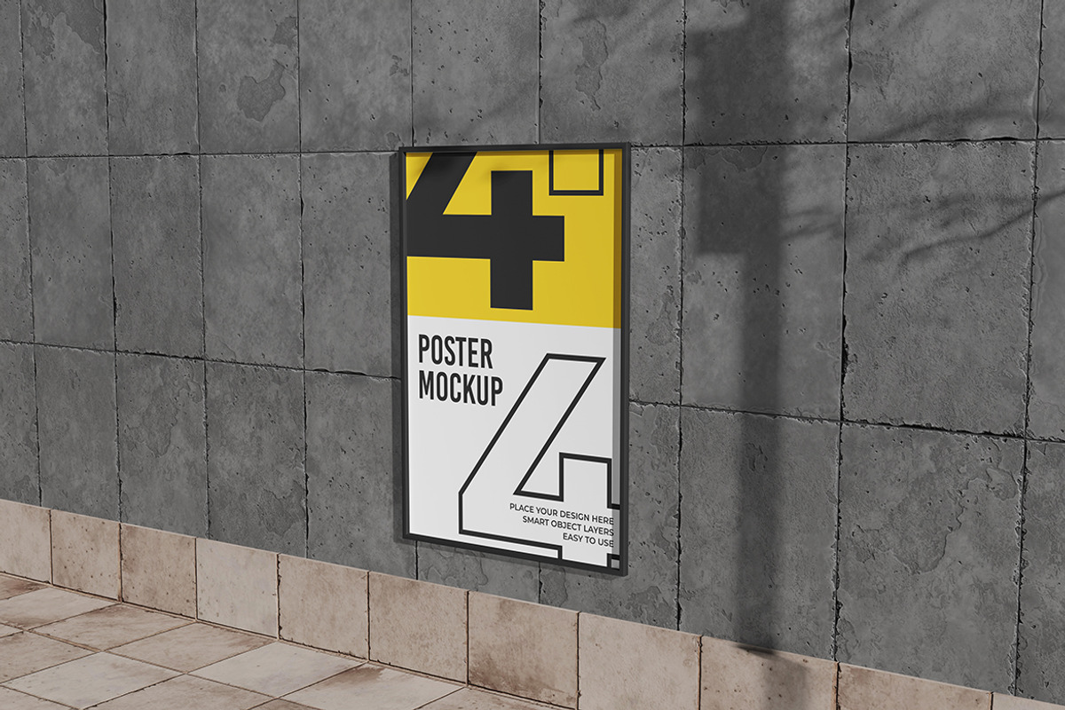 Poster Mockup, a Product Mockup by MrLetters (Photo 3 of 6)
