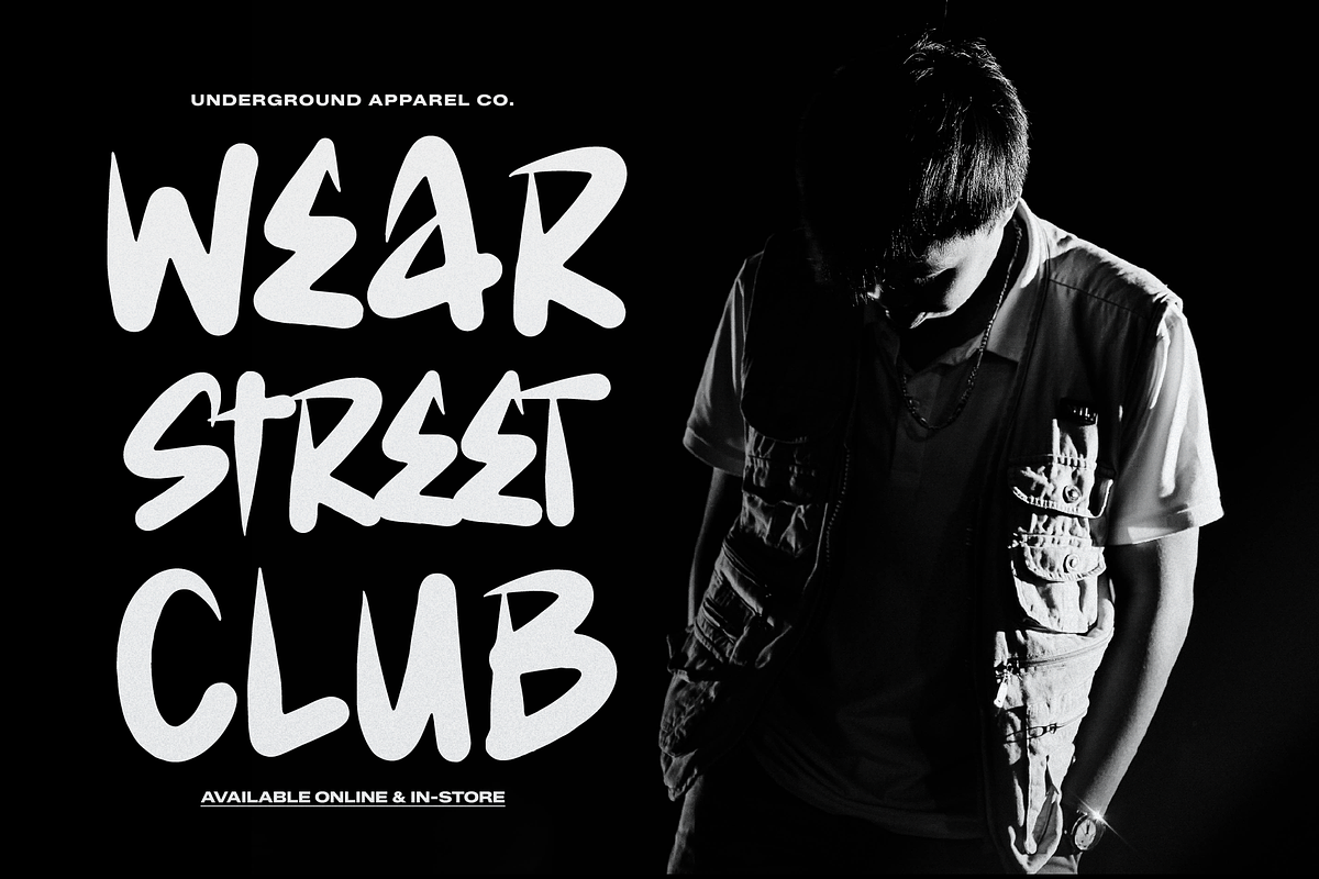 Forge Zone | Graffiti Font, a Handwritten Font by Denustudios (Photo 4 of 12)