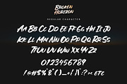 Broken Horizon, a Handwritten Font by Letterara (Thumbnail 8 of 10)