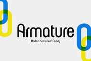 Armature Modern Sans Serif Font, a Sans Serif Font by UICreative (Thumbnail 1 of 13)